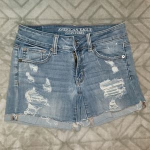 American Eagle Midi Jean Shorts
